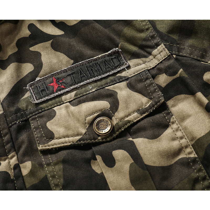 Casual Men's Jacket Camouflage
