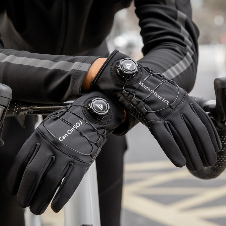 Bicycle Electric Bike Long Finger Riding Gloves