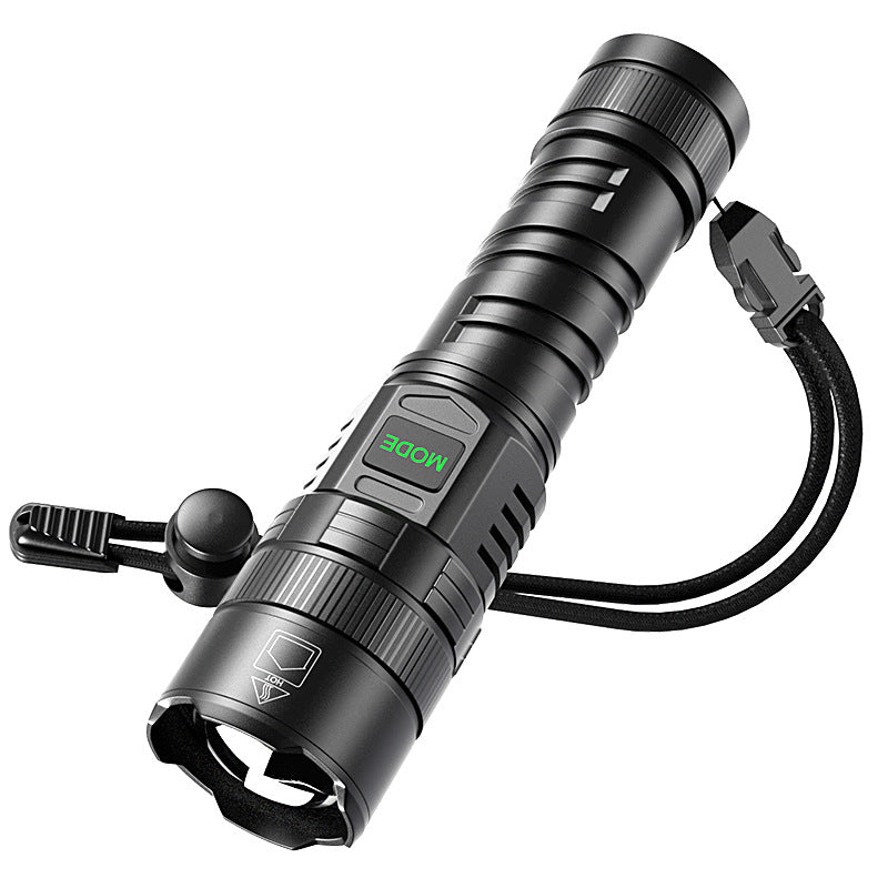 Electric Display Camping Portable Flashlight