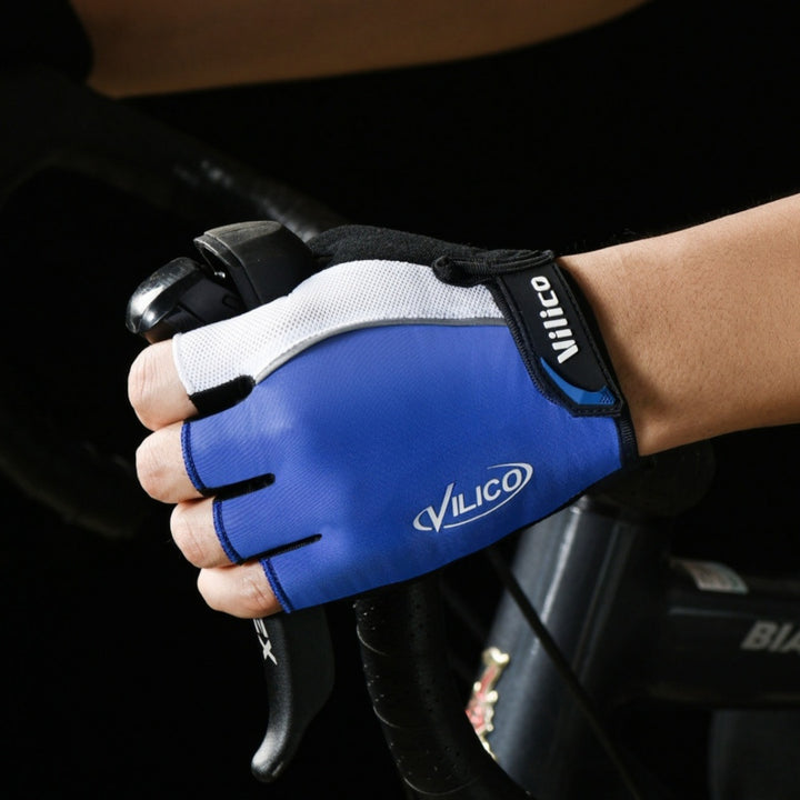 Anti-slip Unisex Road Bike Half-finger Gloves