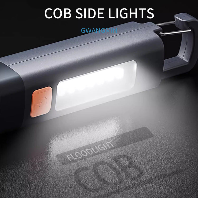 Rechargeable Portable Hook Flashlight