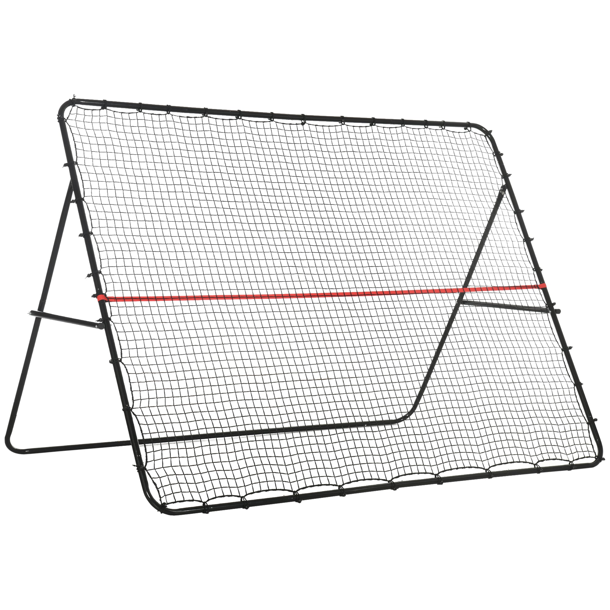 Adjustable Foldable Soccer Rebounder Training Net 8.5 x 6.5 ft