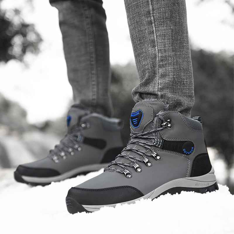Winter Snow Boots Men Warm Plush