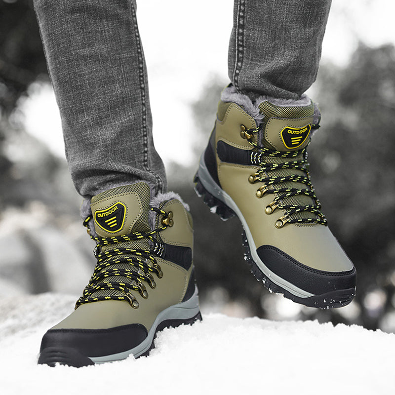 Winter Snow Boots Men Warm Plush