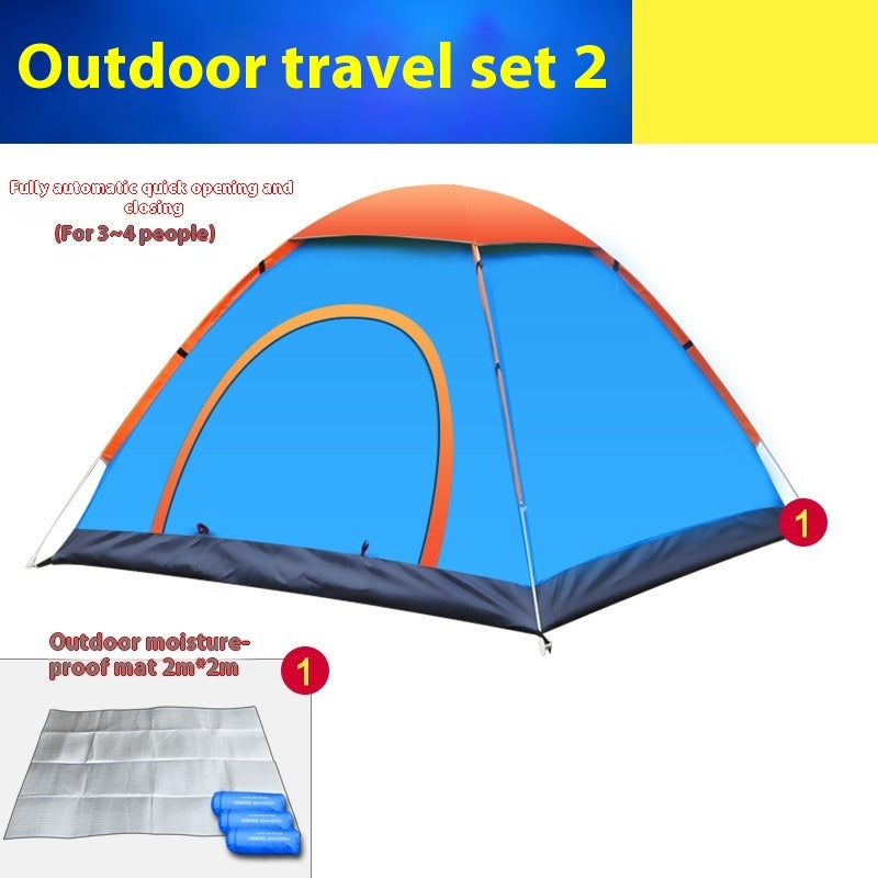 Double Multi-person Double-door Tent