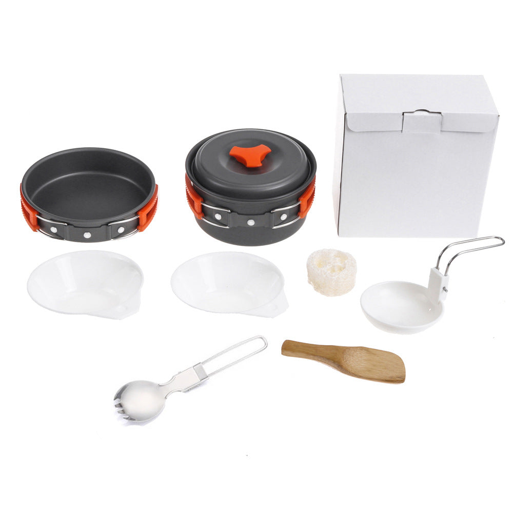 1-2 people camping cookware set