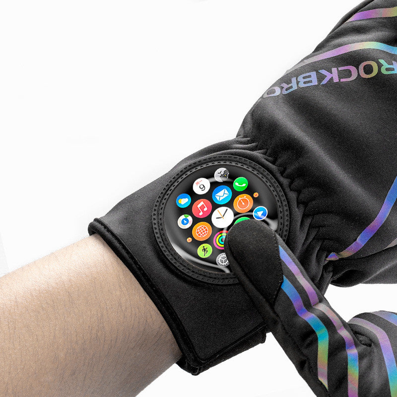 Bike Gloves Men's Reflective Touch Screen