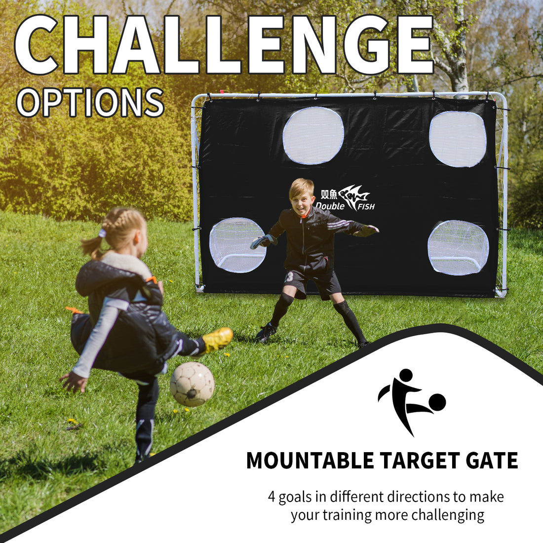 7.5ft x 5ft Professional Soccer Goal with Net