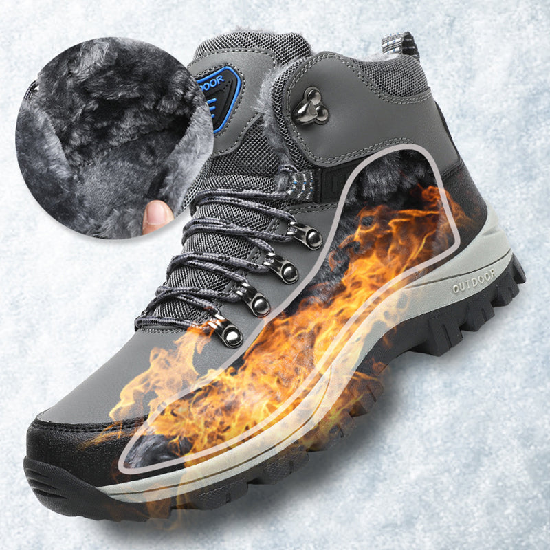 Winter Snow Boots Men Warm Plush