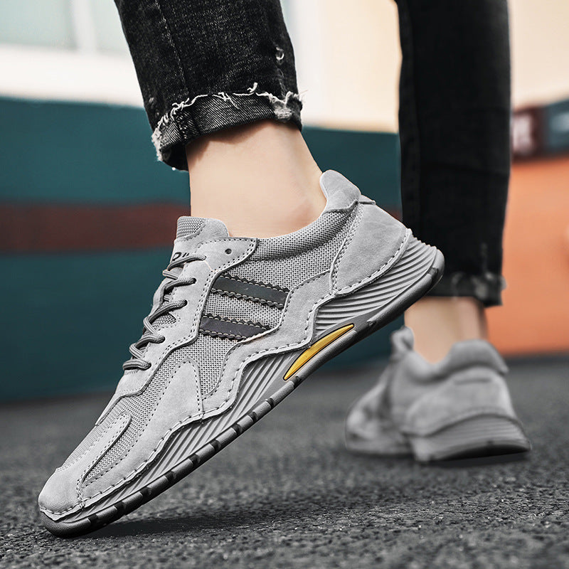 New Men's Low-top Lace-up Hiking Boots