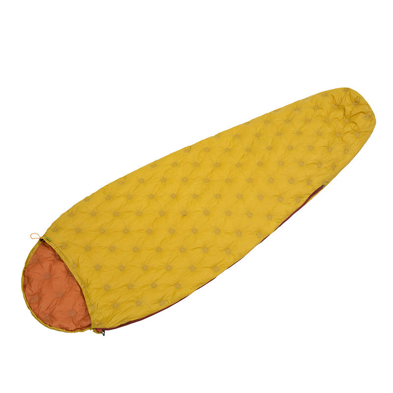 Mummy-style Color Block Sleeping Bag
