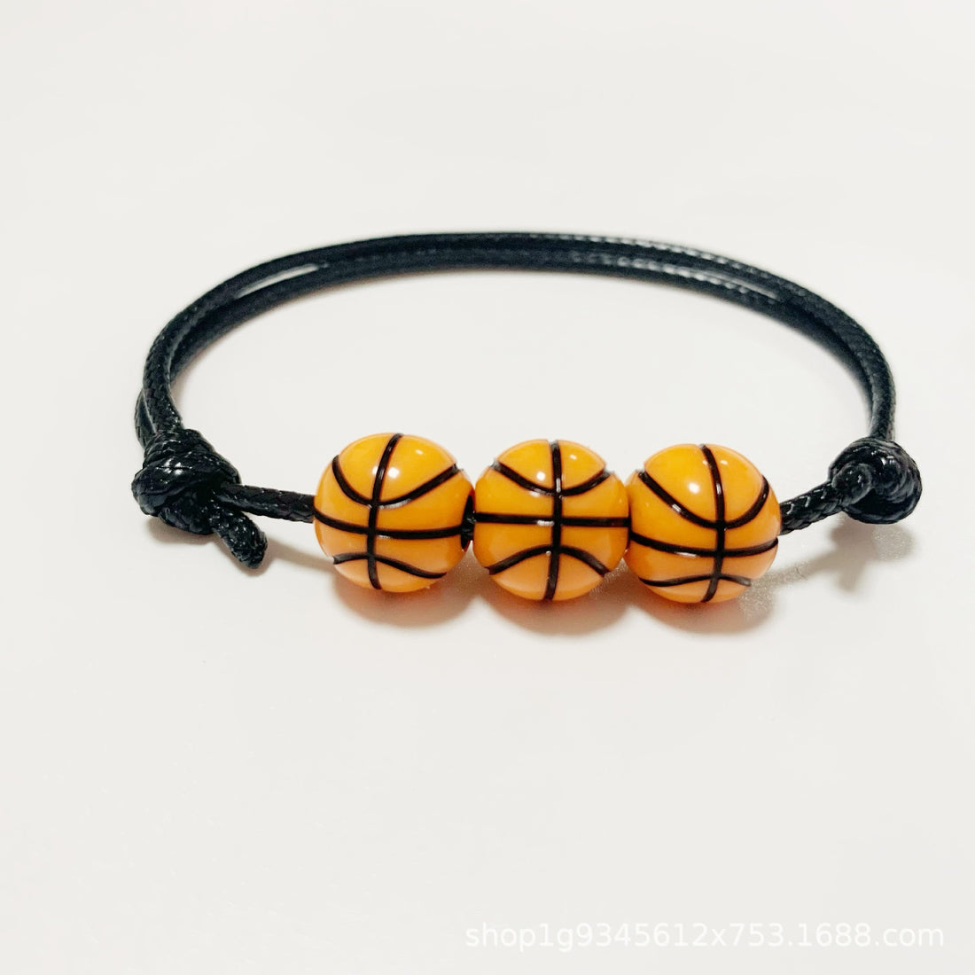 Jewelry Weaving Bracelet Basketball Football Rugby Softball Beads