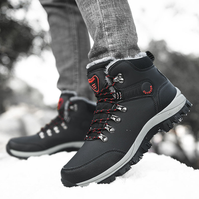 Winter Snow Boots Men Warm Plush