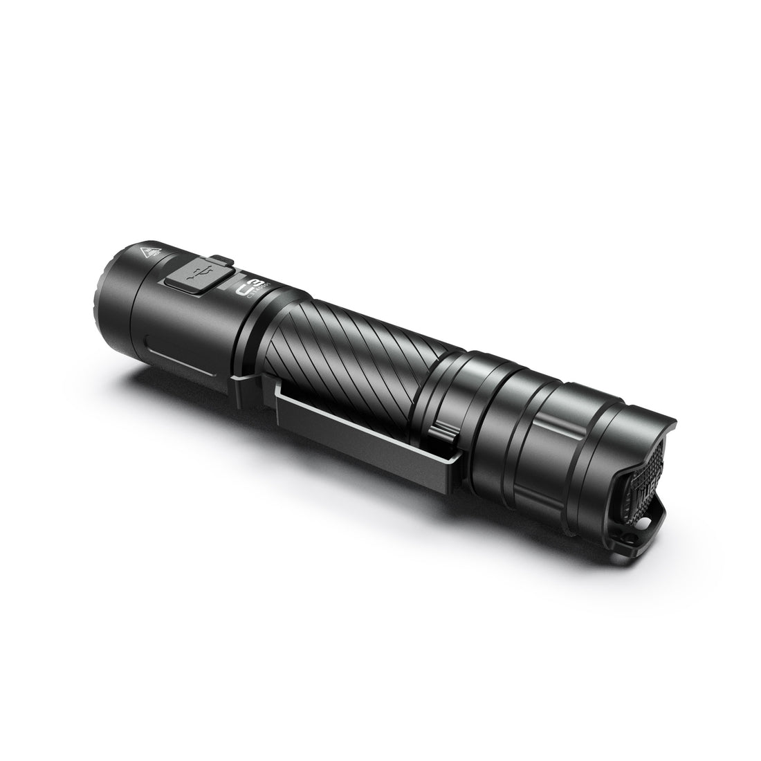 USB Rechargeable Glare Flashlight