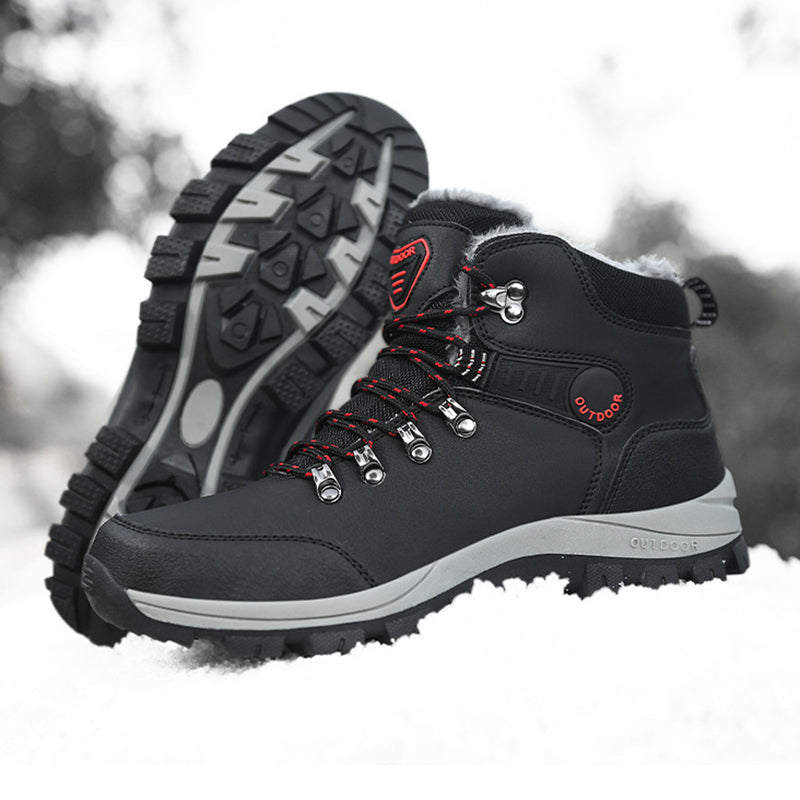 Winter Snow Boots Men Warm Plush