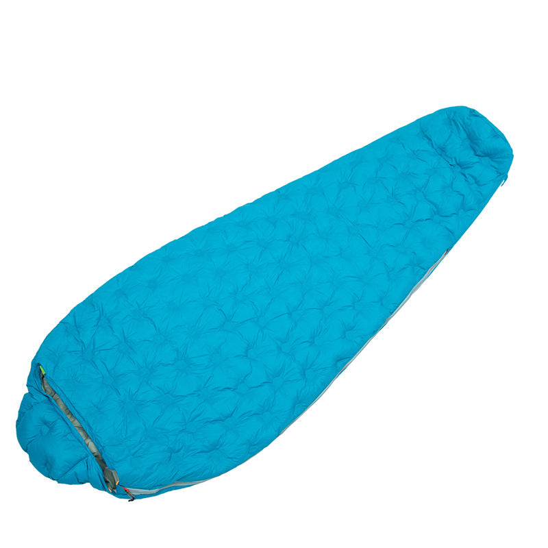 Mummy-style Color Block Sleeping Bag