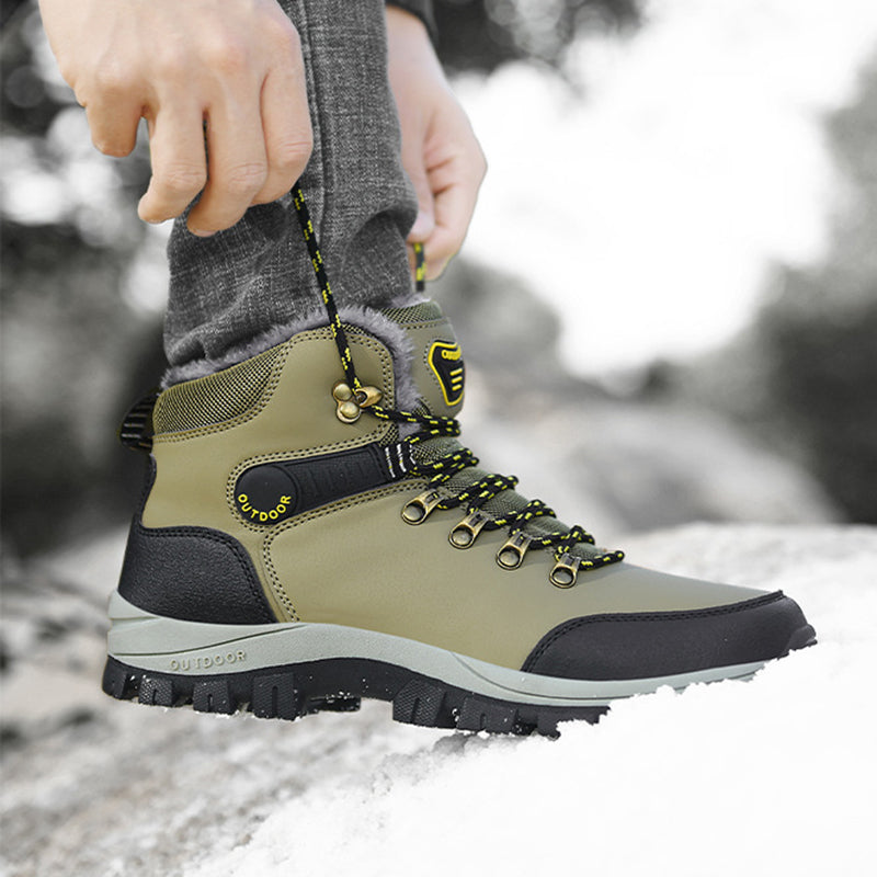 Winter Snow Boots Men Warm Plush
