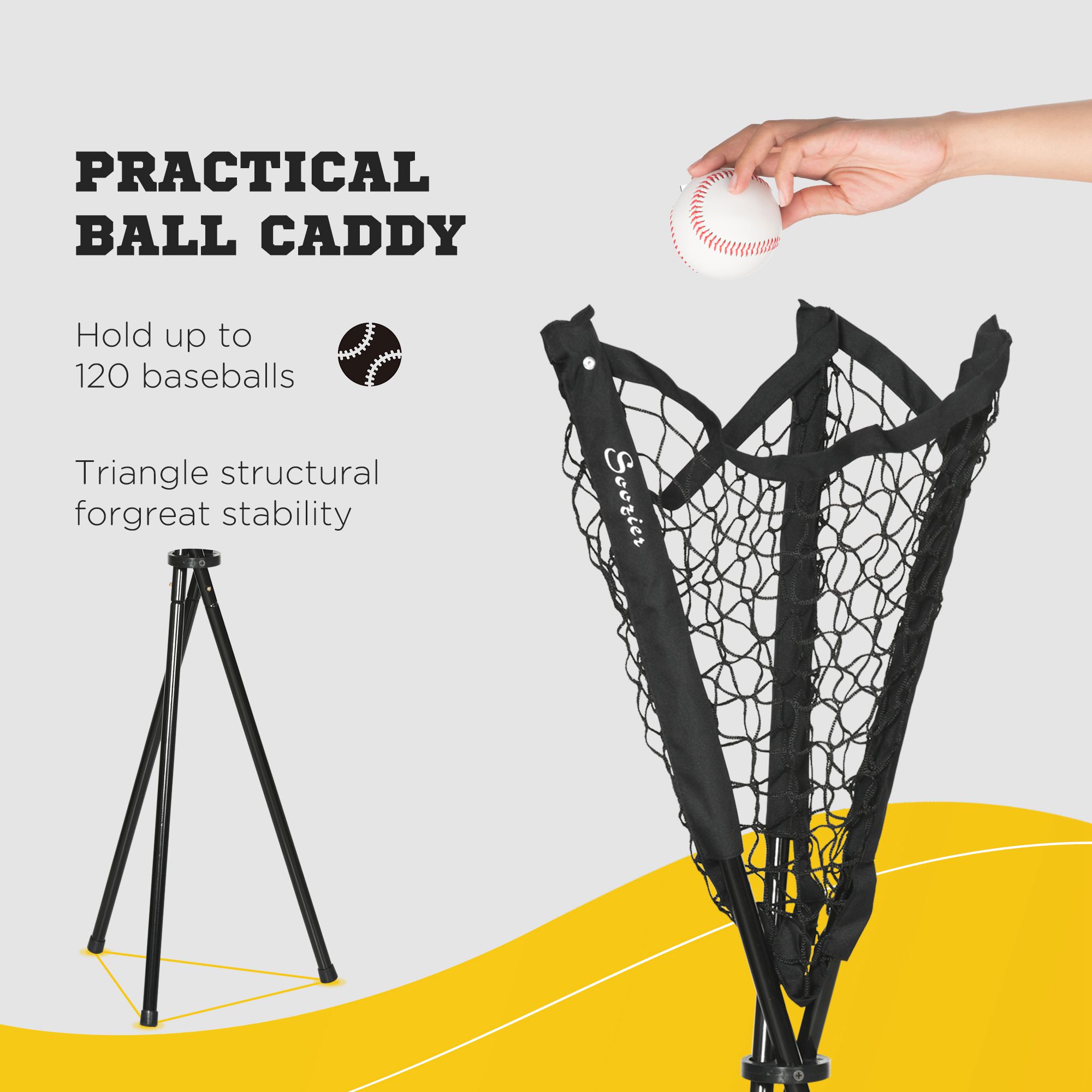 Softball and Baseball Net with Strike Zone