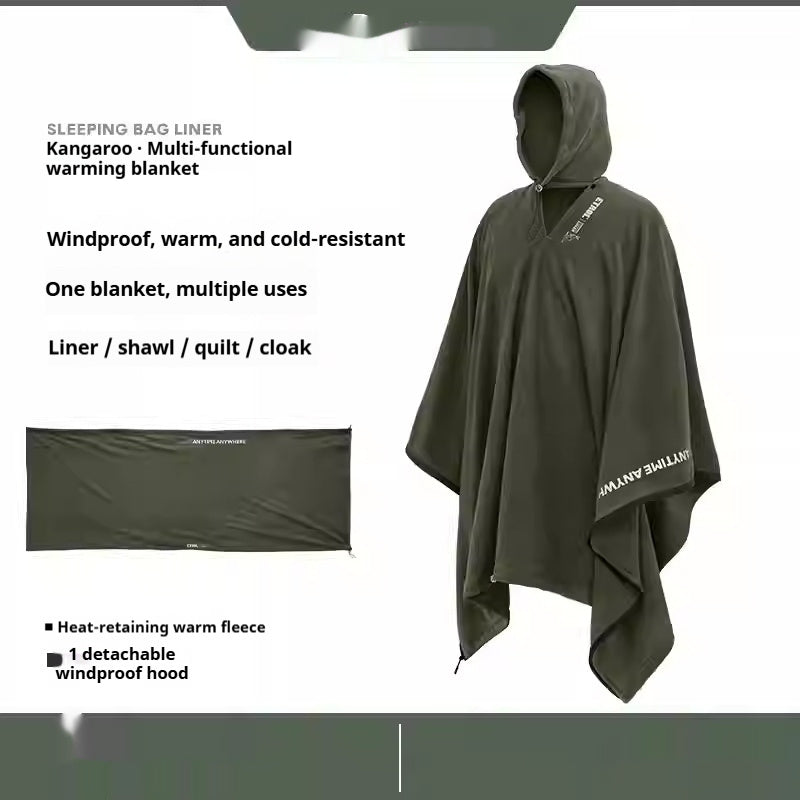 Wearable Cold-proof Cloak Sleeping Bag