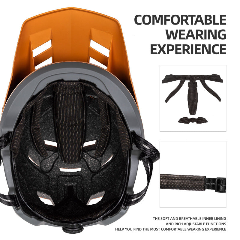 Mountain Bike Lightweight Integrated Helmet