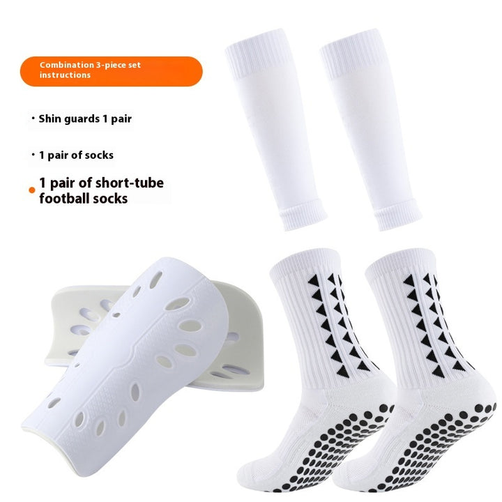 Long Soccer Shin Guard Socks with Non Slip Grip